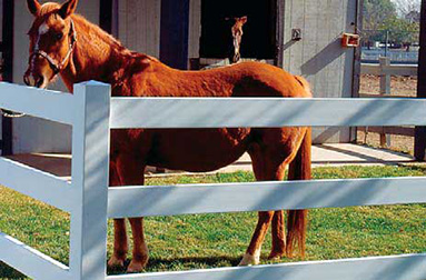 Guard Fence Vinyl postrail